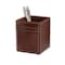 Dacasso Rustic Brown Leather Pencil Cup AG-3210 - alternate 3